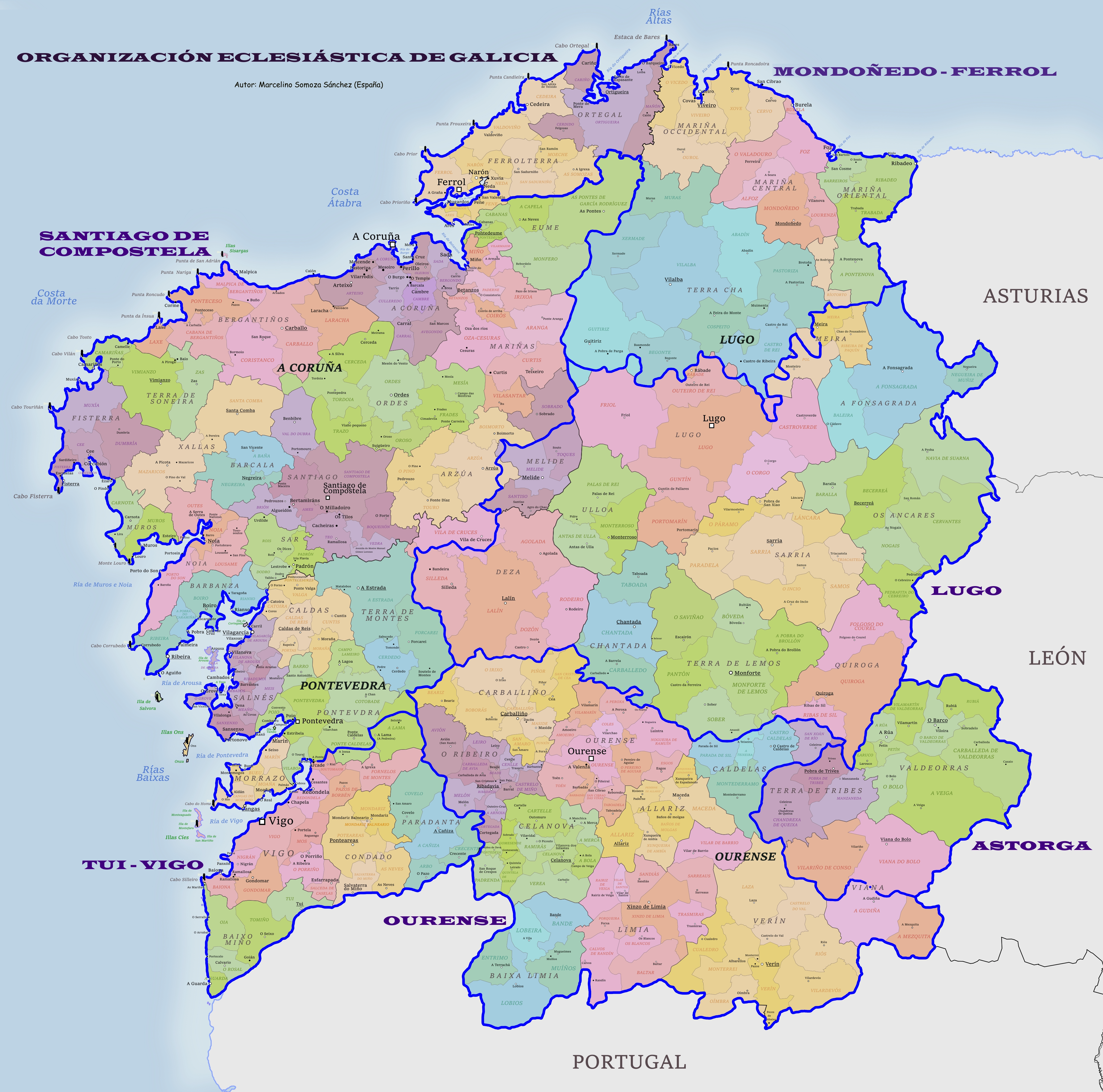 Obispados de Galicia